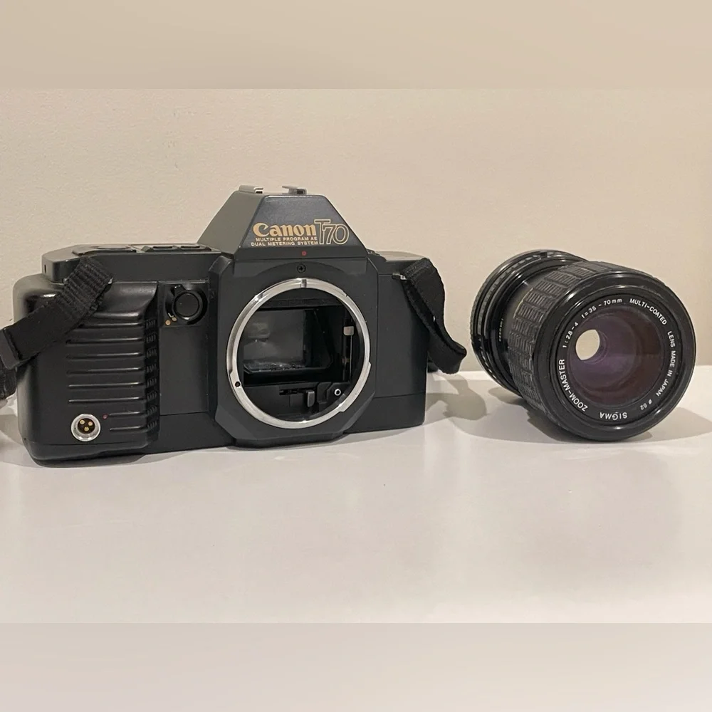 Canon T70 camera **tested**